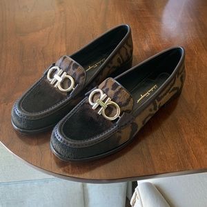 Ferragamo Women mohair moccasin/ loafer